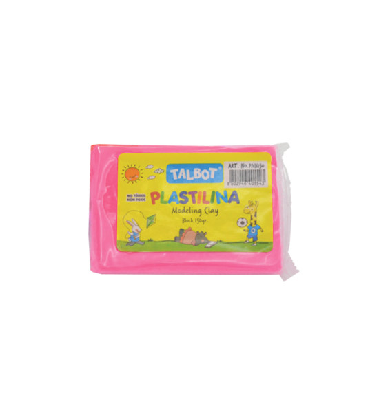 Plastilina, Block x 130 g. Rosado Neón
